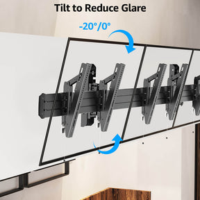 Triple Screen LCD Menu Board Wall Mount For most 32"~55" TVs Multi Screens MUT2301