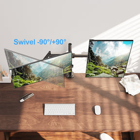 Dual Monitor Arm Desk Mount 14''-32'' FL46