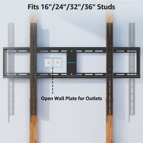 TV Rack LCD TV Wall Mount for 42-120 Inch up to 280lbs MUT0094