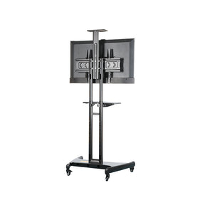 Mobile TV Trolley Cart Height Adjustable TV Pedestal Stand for 32''-70'' TVs MUT1118