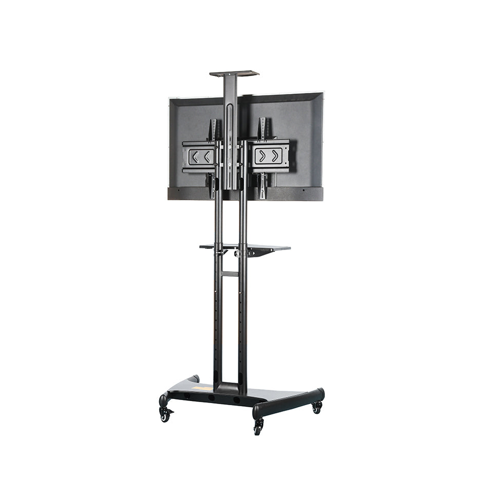 Mobile TV Trolley Cart Height Adjustable TV Pedestal Stand for 32''-70'' TVs MUT1118