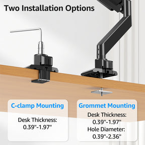 Monitor Arm Heavy Duty for 17''-49'' MUA3227
