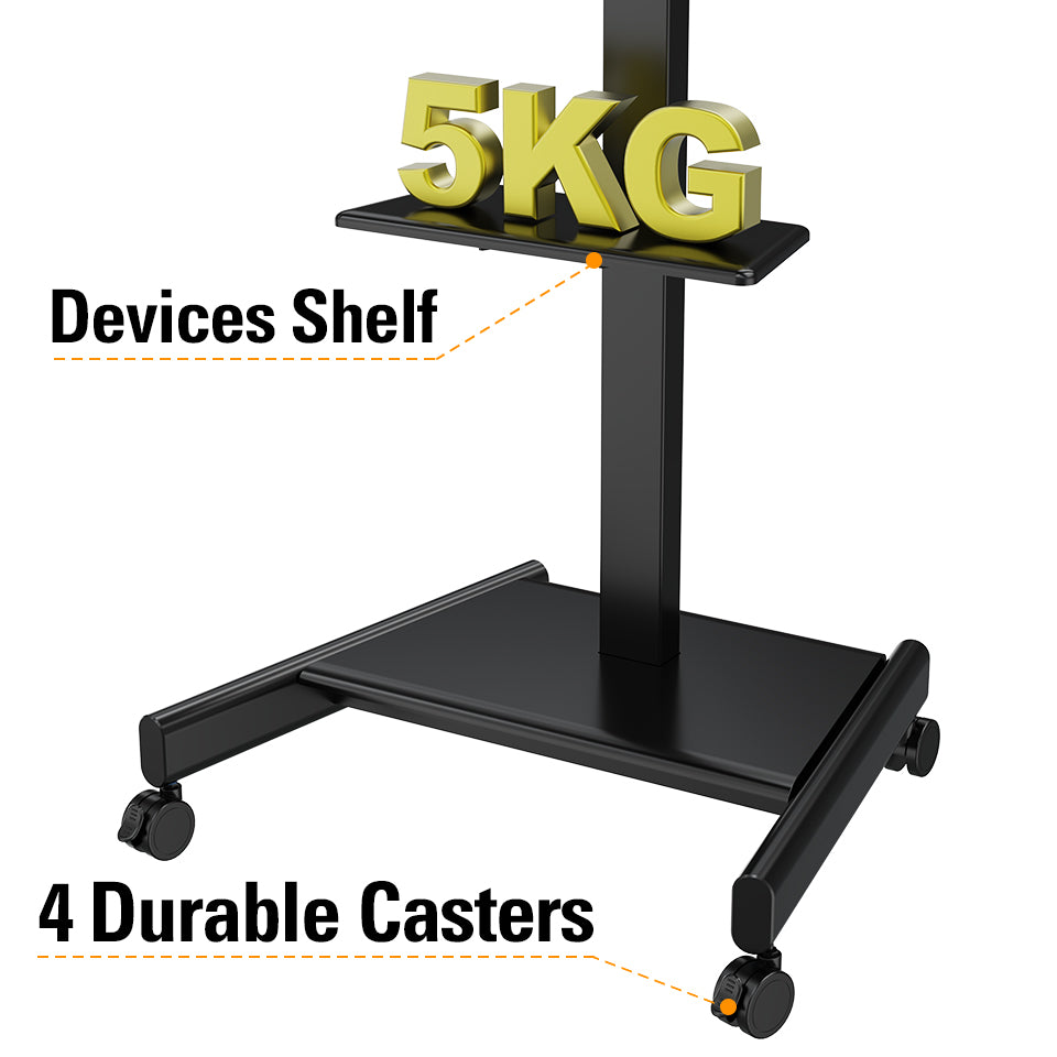 70'' TV Cart Electric Height Adjustable TV Mount & Cart MUT1201