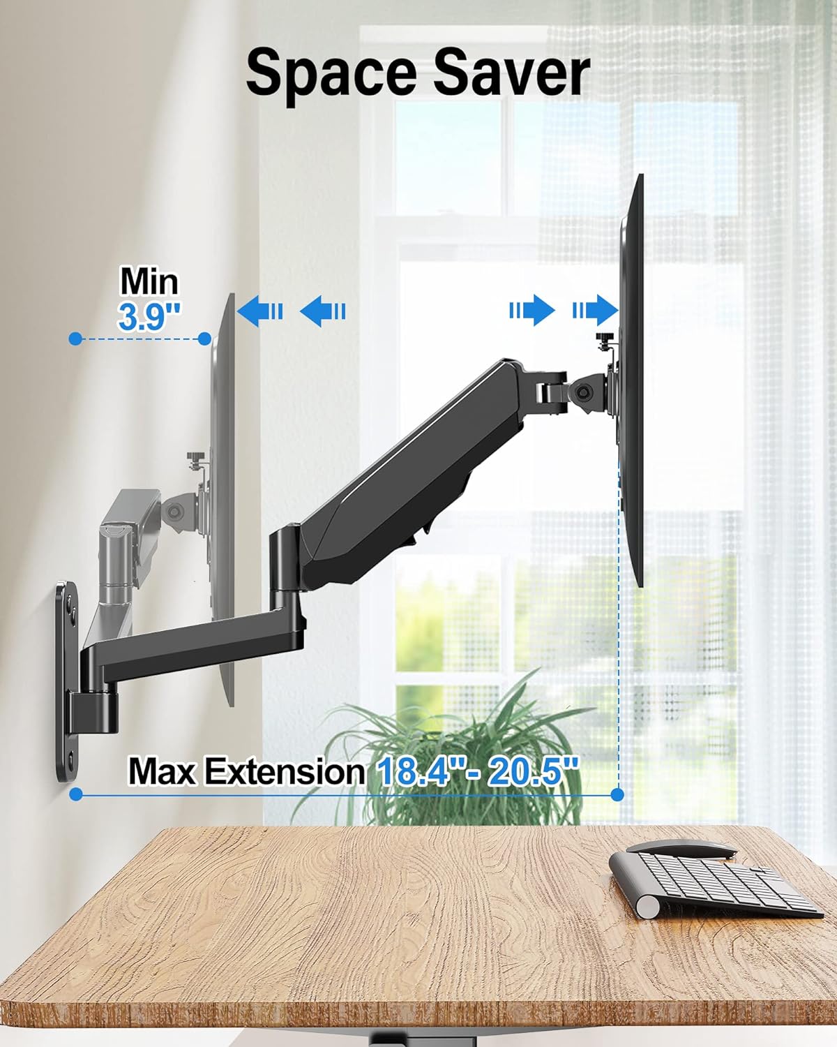 Single Monitor Wall Mount For 17"-35" Monitors MUA2005