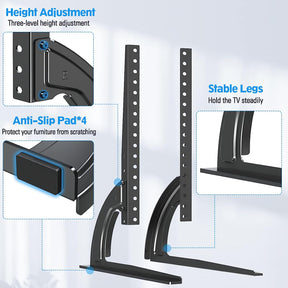 Universal TV Table Stand for 27''-55'' TVs MUT1009