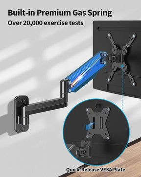 Single Monitor Wall Mount For 17"-35" Monitors MUA2005
