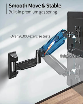 Single Monitor Wall Mount For 17"-32" Monitors MUA2007