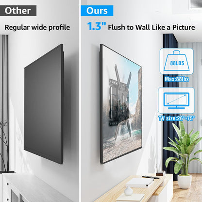 Ultra Slim Full Motion TV Wall Mount for 26" -75" TVs MUT0062
