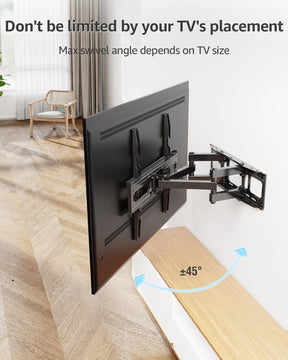 Full Motion TV Wall Mount for 26''-65'' TVs MUT0010