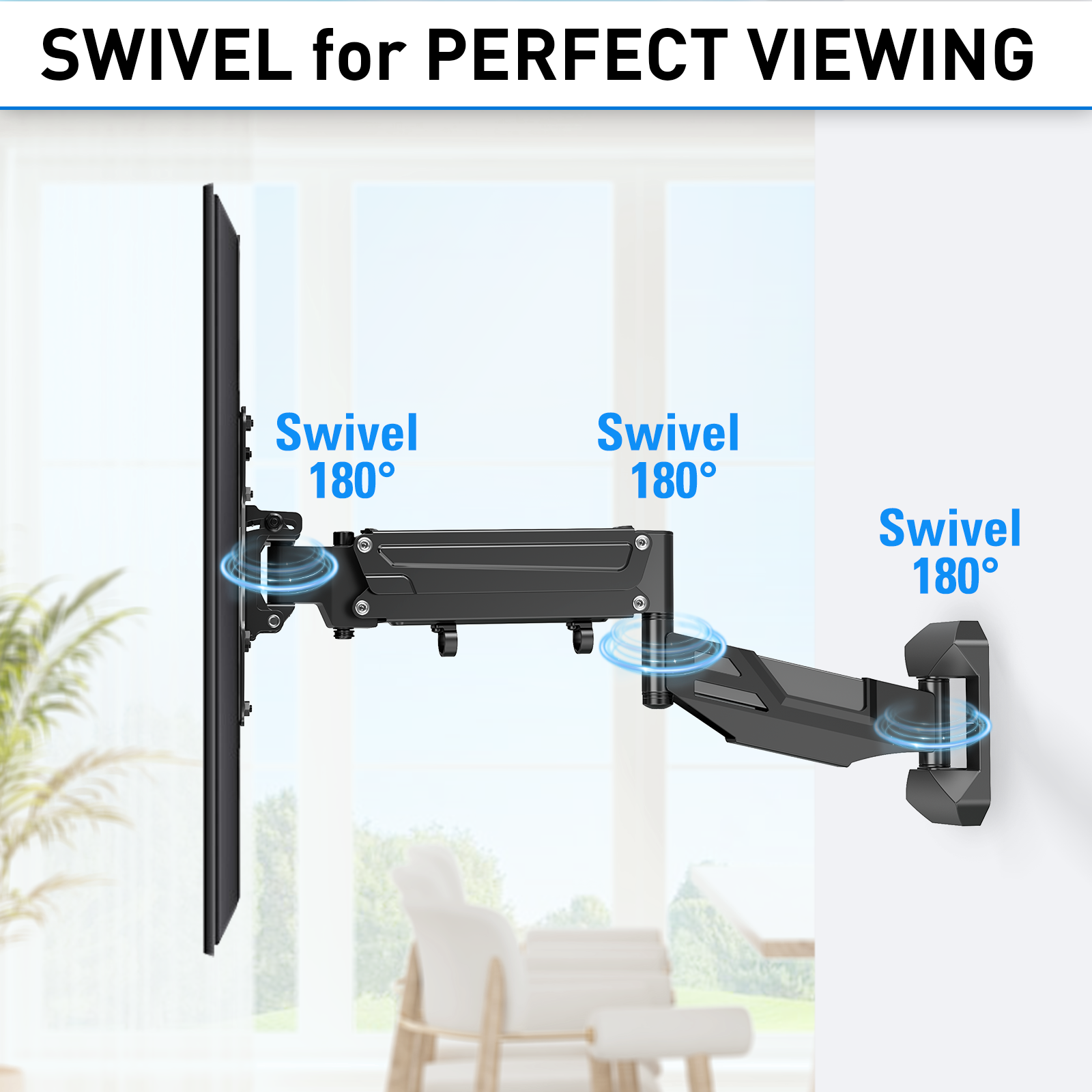 Full Motion Corner TV Wall Mount for 20''-55'' TVs MUT0037-B2