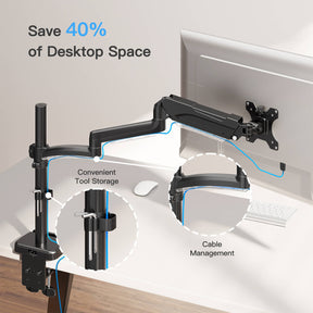 Single Monitor Desk Mount for 13''-32'' Monitors MUA6021B
