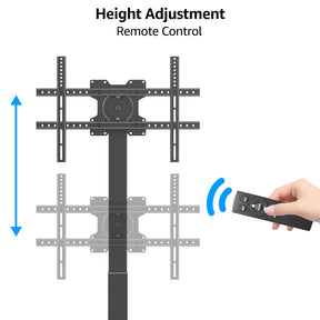 70'' TV Cart Electric Height Adjustable TV Mount & Cart MUT1202
