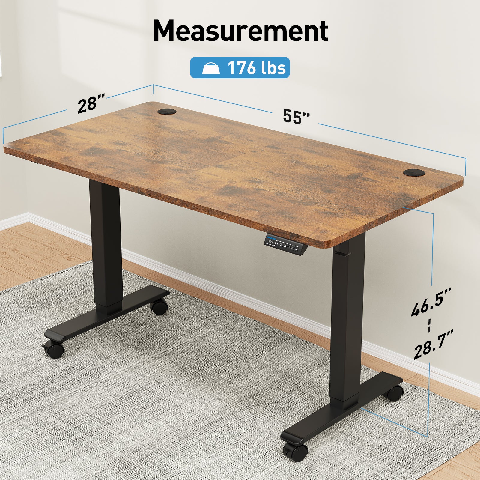 Height Adjustable Electric Standing Desk - MUD312