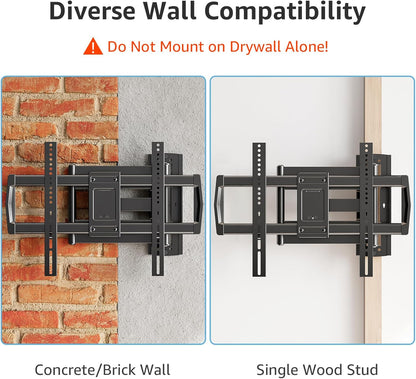 Full Motion Corner TV Wall Mount For 32"-75" TVs MUT0047-L