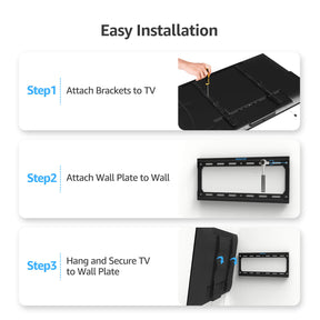Fixed TV Wall Mount for 26''-60" TVs MUT0077-F