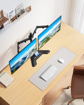 View Free Dual Monitor Desk Stand for Max 27'' Monitors VF1002