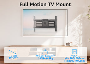Full Motion TV Swivel Wall Mount for 37''-82'' TVs V660