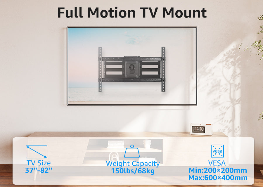 Full Motion TV Swivel Wall Mount for 37''-82'' TVs V660
