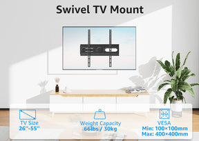 TV Rack Holder Wall Swivel Mount Bracket 26-55 Inch E420