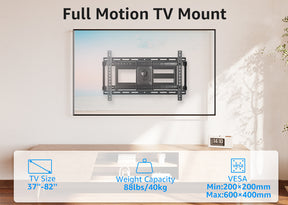 Long Arm Heavy Duty TV Wall Mount for 37''-82'' TVs V360