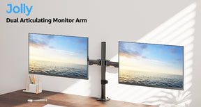 Monitor Arm Rotate Swivel Dual 14''-32''  FL42