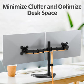 Dual Monitor Desk Stand for 13''-27’’ Monitors MUA1004