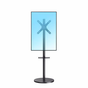 Freelift Monitor Floor Stand White/Black Bracket LCD TV Mount&Cart For Live With Pallet