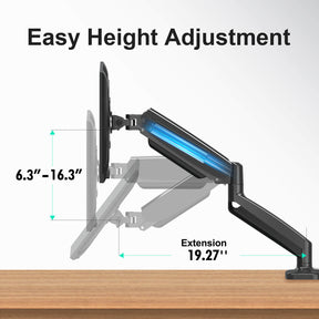 Single Monitor Desk Mount for 13''-32'' Monitors MUA0004