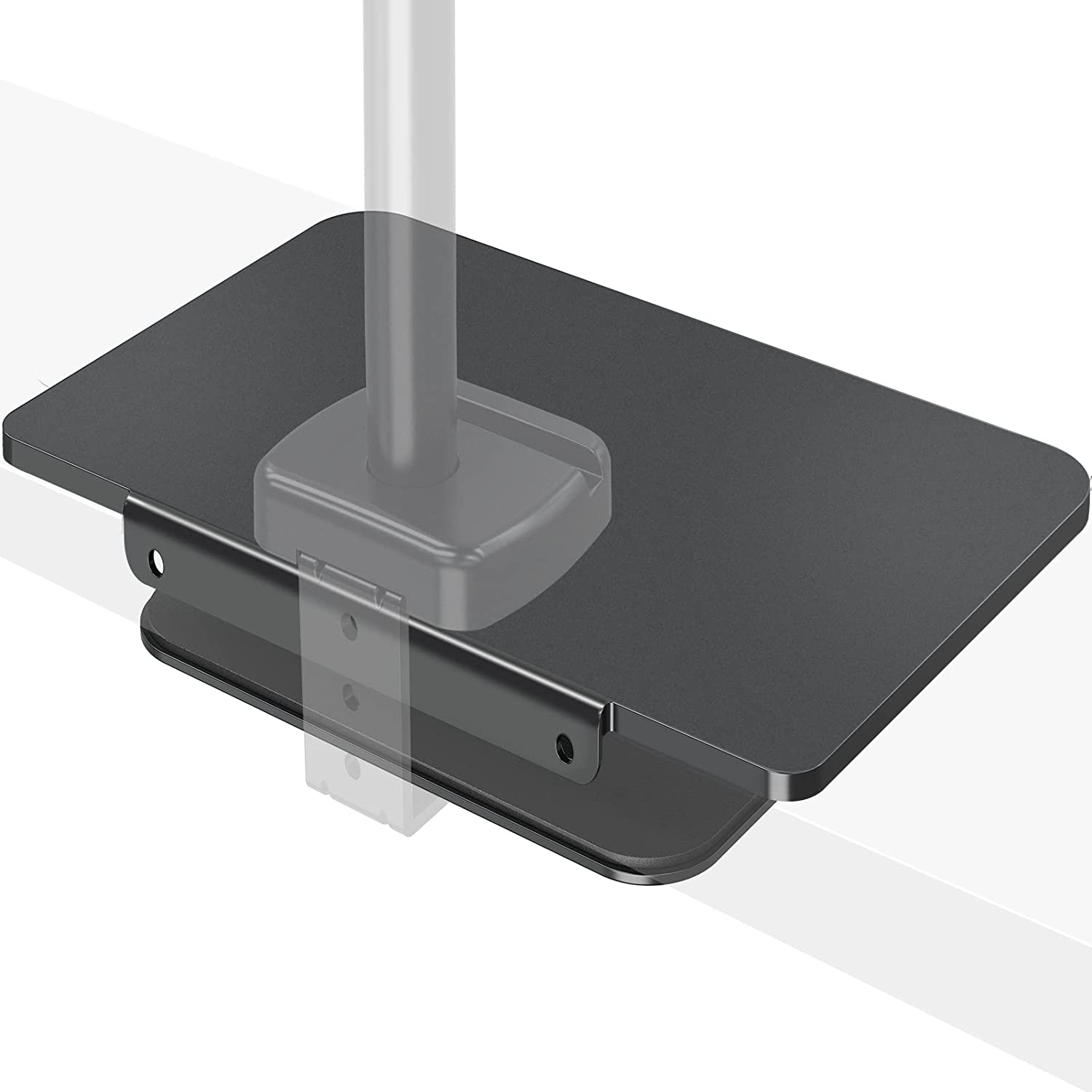Steel Monitor Mount Reinforcement for Glass, Thin and Other Fragile Tabletop MUA0038