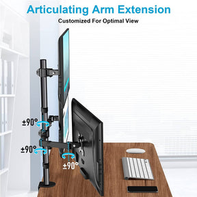 Triple Monitor Desk Mount for 13''-32'' Monitors MUA3005