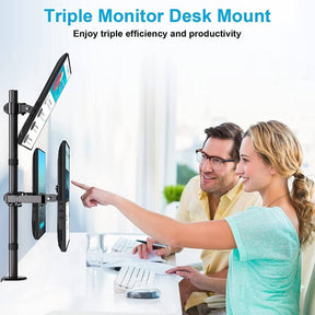 Triple Monitor Desk Mount for 13''-32'' Monitors MUA3005