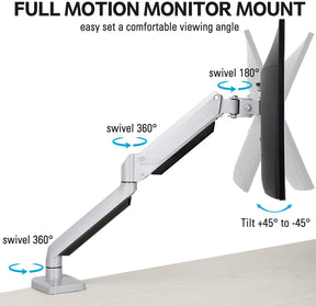 Single Monitor Desk Mount for 17''-32'' Monitors MUA0022