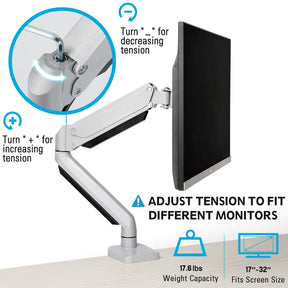 Single Monitor Desk Mount for 17''-32'' Monitors MUA0022