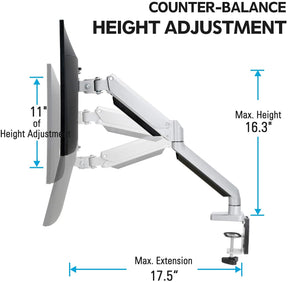 Single Monitor Desk Mount for 17''-32'' Monitors MUA0022