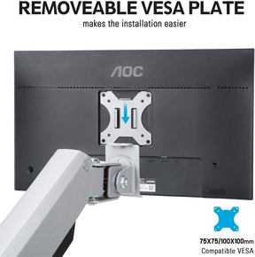 Single Monitor Desk Mount for 17''-32'' Monitors MUA0022