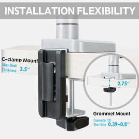 Single Monitor Desk Mount for 17''-32'' Monitors MUA0022