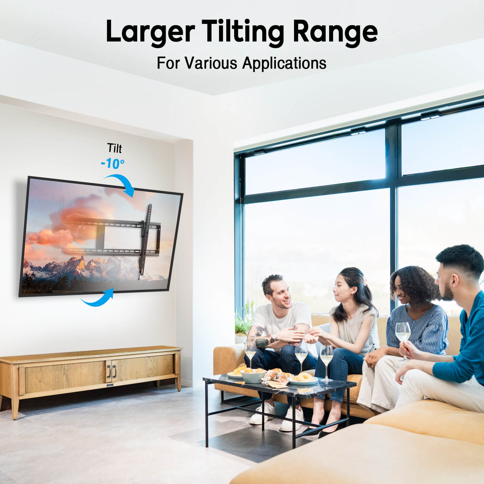Tilting TV Wall Mount for Up To 86" Tvs MUT0053-XL