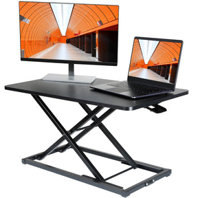30.7" Height Adjustable Stand Up Desk with Gas Spring