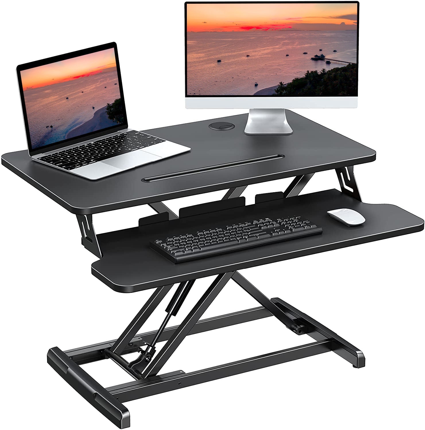 28‘’ Standing Desk Converter Black