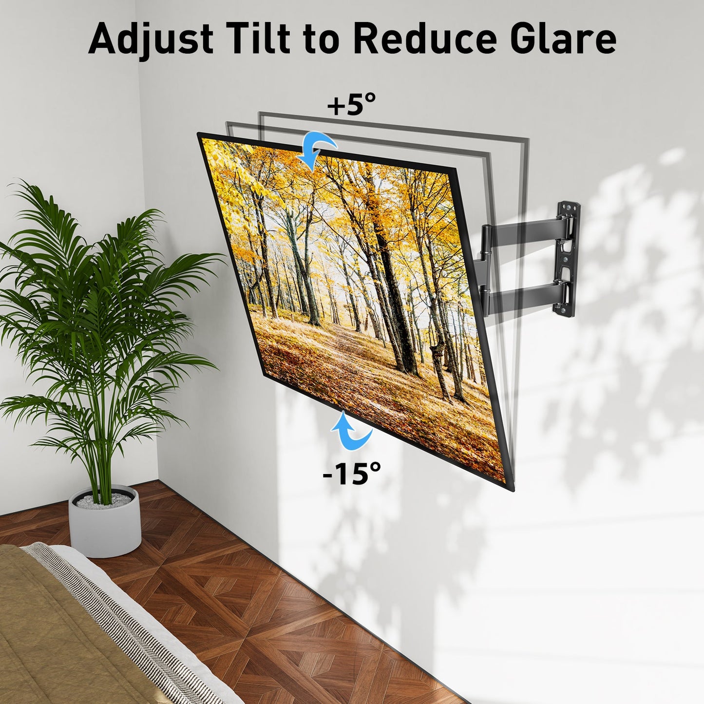 Full Motion TV Wall Mount For 26"-60" TVs MUT0020