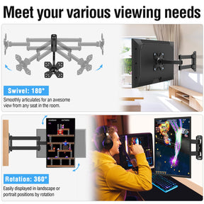 Full Motion TV Wall Mount for 13''-30" TVs MUT0046