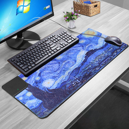 Gaming Mouse Pad with Wireless Charger