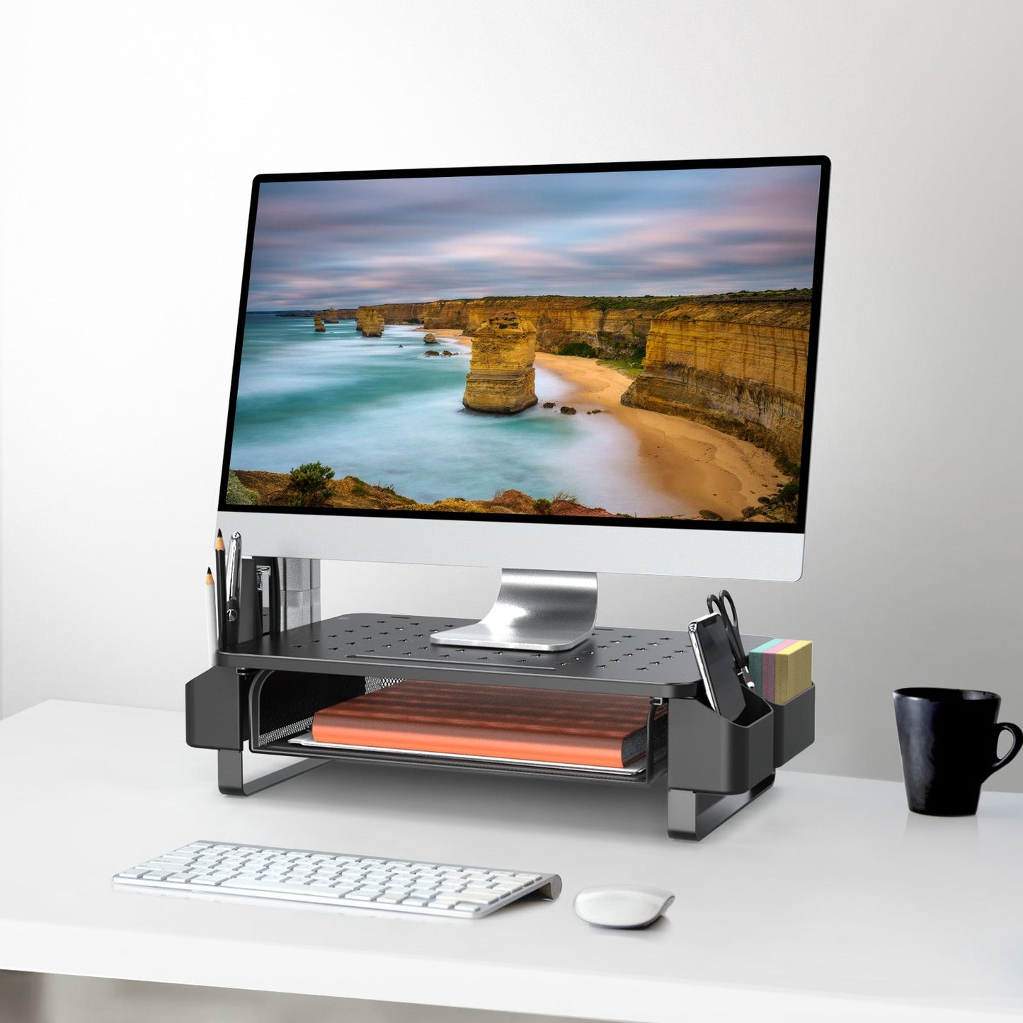 Monitor Stand Riser with Storage