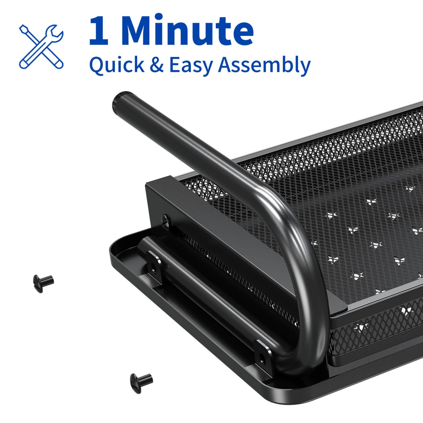 Zimilar U shaped Monitor Stand with Drawer easy assembly