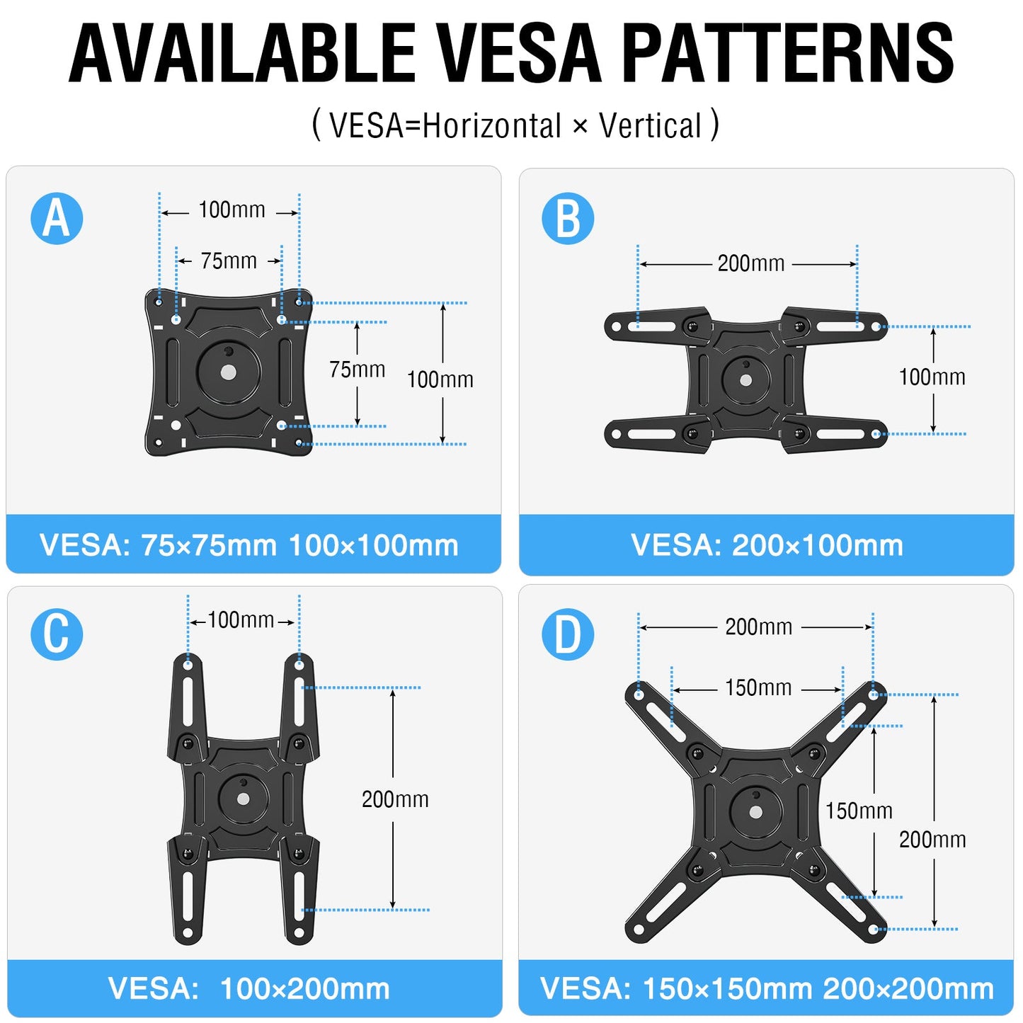 Full Motion TV Wall Mount for 14''-42" TVs MUT0030