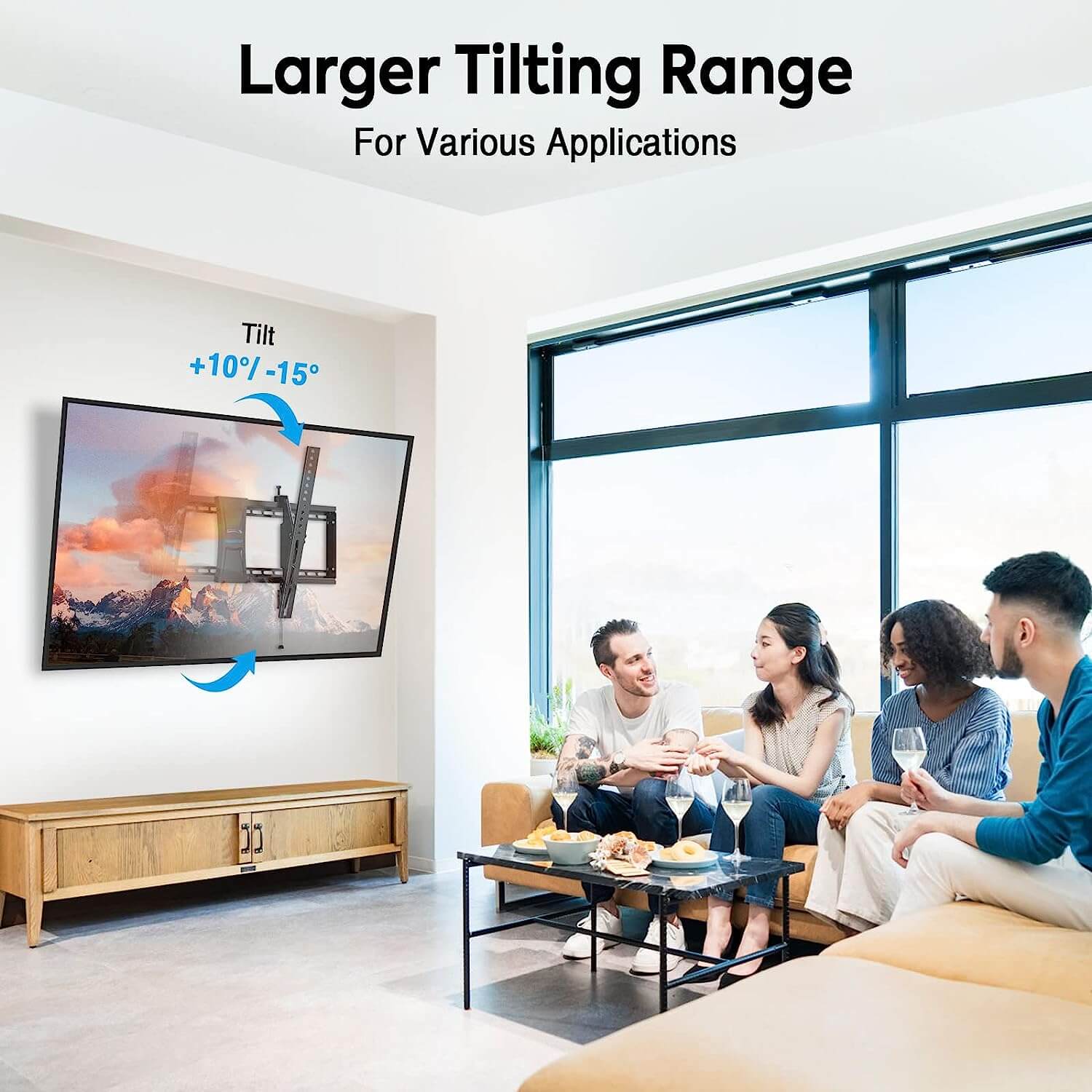 Tilting TV Wall Mount for 37''-82'' TVs MUT0016