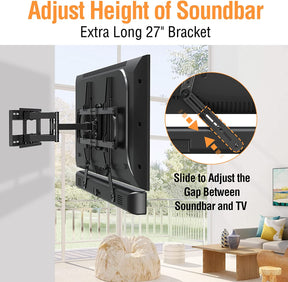 Smatto Soundbar Mount Sound Bar TV Bracket