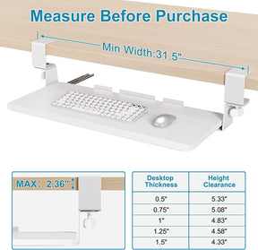 ZIMILAR Keyboard Tray