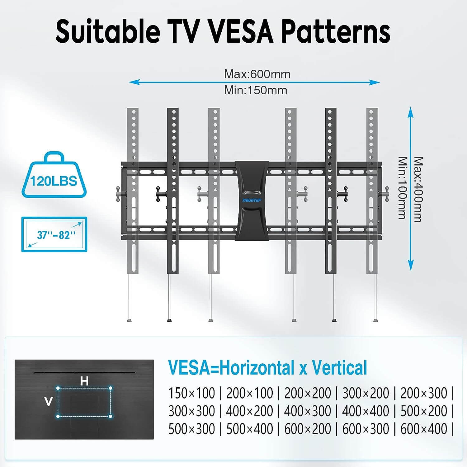 Tilting TV Wall Mount for 37''-82'' TVs MUT0016