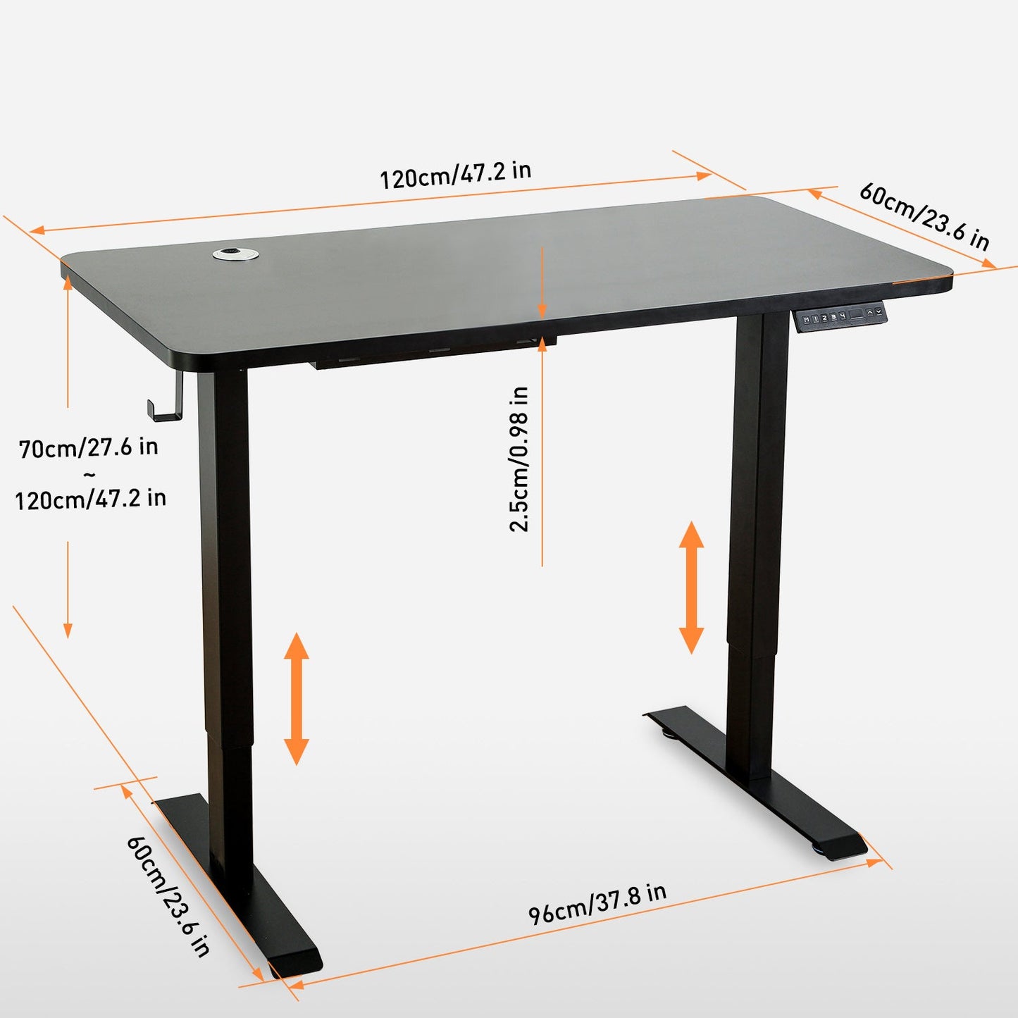 48'' Ergonomic Standing Desk